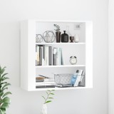 VidaXL Dulap de perete, alb, 80x33x80 cm, lemn prelucrat