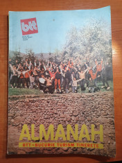 almanah BTT martie 1989-art .si foto jud. galati,tecuci,valea jiului,busteni foto