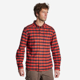 Jachetă 100 tip cămașă groasă Roșu, Solognac