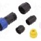 Conector circular, tata, 10 pini, BULGIN - PXP4010/10P/5055