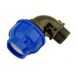 Cot compresiune cu filet exterior 32mm (1 inch) din polipropilena