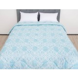 Pilota de iarna matlasata Electra Somnart, 180x200 cm, policotton imprimat, sezon rece, 400 g mp
