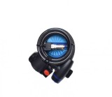 Antifurt cu cheie si suport pentru bicicleta 8X1500, culoare negru Cod:AWR0016