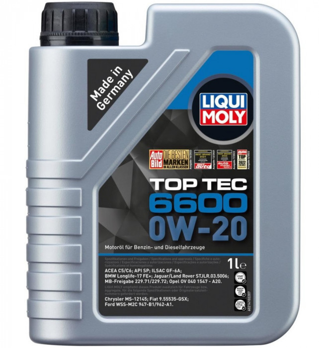 Ulei Motor Liqui Moly Top Tec 6610 0W-20 1L 21660