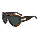 Ochelari de Soare Damă Dsquared2 &oslash; 59 mm, Plastic, Galben, Polaroid