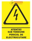 Indicator sub tensiune pericol de electrocutare