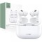 Handsfree Bluetooth Tech-Protect Ultraboost Pro, TWS, Alb