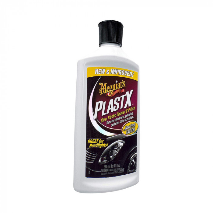 Meguiar&#039;s PlastX clear plastic cleaner and polish - f&eacute;nysz&oacute;r&oacute; &eacute;s műanyag pol&iacute;roz&oacute; 296 ml
