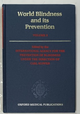 WORLD BLINDNESS AND ITS PREVENTION , VOLUME 3 , 1988 foto