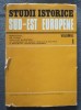 Studii Istorice Sud-Est Europene Vol. I, Adrian Marino, Autograf, Dedicatie, 1974, Editura Academiei RSR