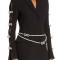 Rochie tip Sacou cu Accesorii din Strasuri si Perle, Ximena