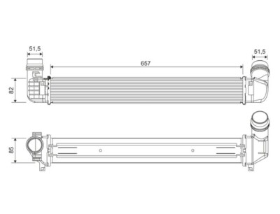Valeo Intercooler, compresor foto