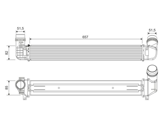 Valeo Intercooler, compresor
