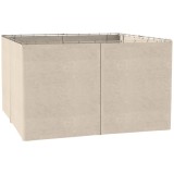 Outsunny 4 pereti laterali pentru pavilion de gradina tonela rigida 300 x 400 cm pentru protectie impotriva ploii vantului soarelui bej | Aosom Romani