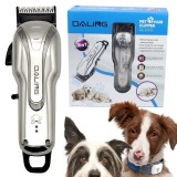Cumpara ieftin Masina Tuns Caini/Oi Profesionala Daling DL-D33, 12W, 8 in 1, Acumulator, 4 Capete, Unghii, Foarfeca, Pieptan