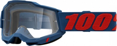 Ochelari cross/atv 100% Accuri Odeon, lentila transparenta, culoare rama bleumar... Cod Produs: MX_NEW 26013095PE foto