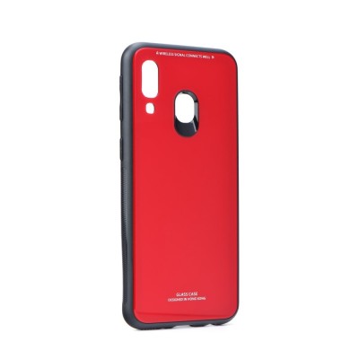 Husa SAMSUNG Galaxy A40 - Glass (Rosu) foto