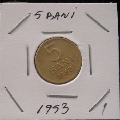 M1 C10 - Moneda foarte veche 5 - Romania - 5 banI - 1953