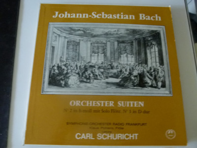 Orchester suites nr.2,3 - bach, Carl Schuricht foto