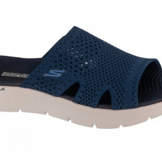 Papuci flip-flop Skechers Go Walk Flex Sandal - Elation 141425-NVY albastru marin