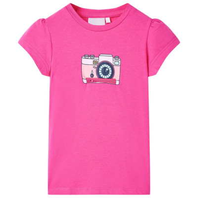 Tricou pentru copii, roz &amp;icirc;nchis, 140 GartenMobel Dekor foto