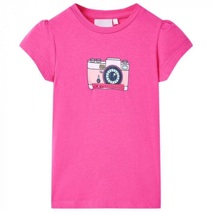 Tricou pentru copii, roz &icirc;nchis, 140 GartenMobel Dekor
