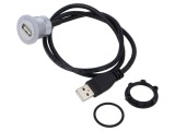 Cablu-adaptor USB A la USB A 2.0 0,6m
