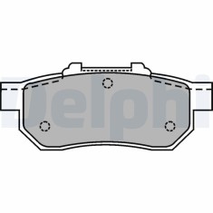 DELPHI LP1456 set placute frana,frana disc