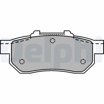 DELPHI LP1456 set placute frana,frana disc foto