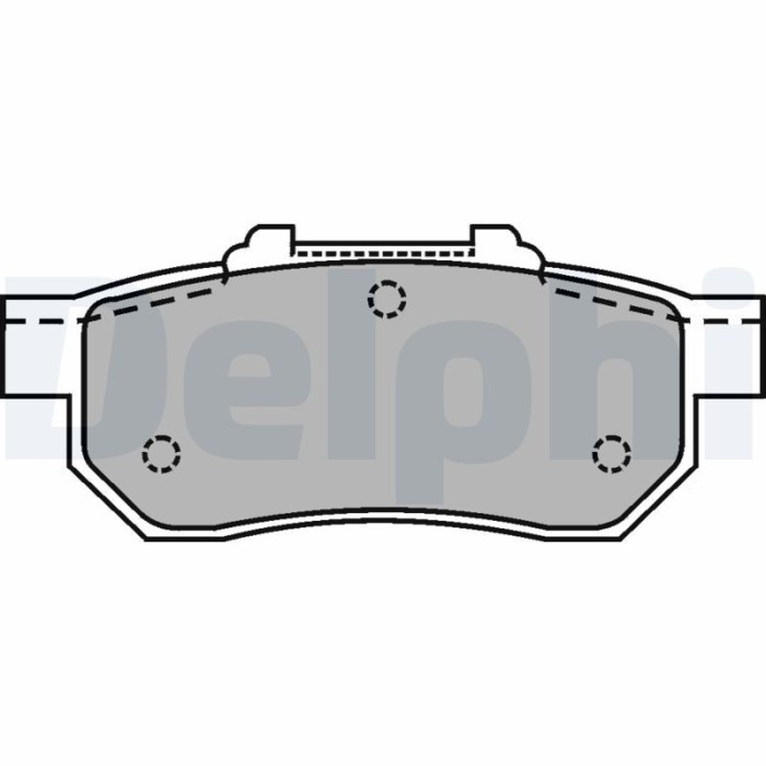DELPHI LP1456 set placute frana,frana disc