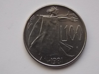 100 LIRE 1981 SAN MARINO-UNC foto