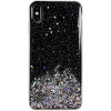 Husa SAMSUNG Galaxy A31 - Glitter Lichid Star (Negru) Wozinsky