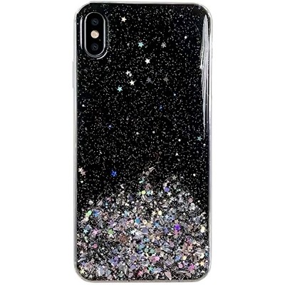 Husa SAMSUNG Galaxy A31 - Glitter Lichid Star (Negru) Wozinsky foto