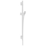 Cumpara ieftin Bara de dus, Hansgrohe, Unica S Puro, cu furtun, 65 cm, alb mat