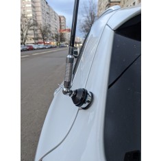 Antena Radio CB Avanti Nemo 90 Prindere Fluture + Adaptor PL + Suport Portbagaj Haion Capota PNI