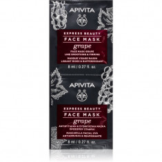 Apivita Express Beauty Grape Masca pentru ten anti riduri 2 x 8 ml