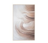 Cumpara ieftin Tablou decorativ cu rama abstract pictat manual canvas Bold 124x5x204h