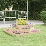 Gossi jardiniera, 83x83x27 cm, lemn masiv de pin