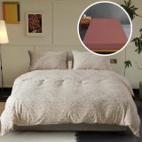 Lenjerie pat tricot bumbac 100 % cu husa-raffa