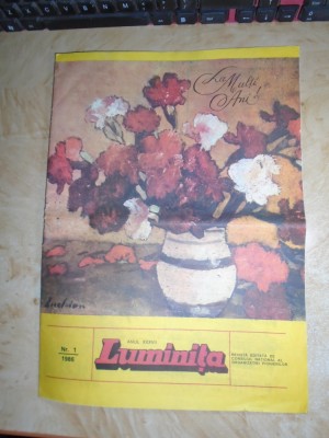 REVISTA LUMINITA , NR. 1 / 1986 foto