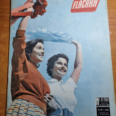 revista flacara 30 aprilie 1960-art. si foto tractorul brasov