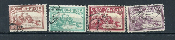 ROMANIA 1906 &ndash; MAMA RANITILOR, EMISIUNE DE BINEFACERE, serie stampilata, EW6