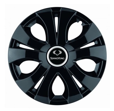 Set 4 Capace Roti Top Negru R16, Compatibil Cu SsangYoung foto