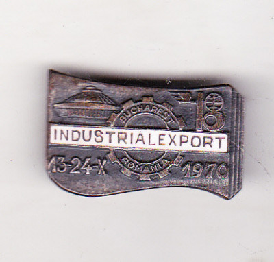 bnk ins Insigna Industrialexport Bucuresti 1970 foto