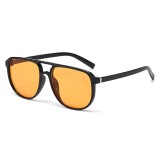 Ochelari de dama aviator cu punte dubla Asteroid GSM 18266, negru