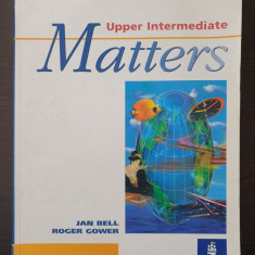MATTERS UPPER INTERMEDIATE STUDENT'S BOOK