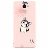 Husa silicon pentru Huawei Nova Lite Plus, Cute Cat 101