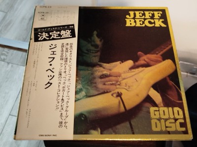 Vinil LP &amp;quot;Japan Press&amp;quot; Jeff Beck &amp;ndash; Gold Disc (VG) foto