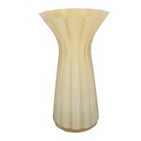Cumpara ieftin Vaza flori sticla galbena &Oslash; 14x23 cm