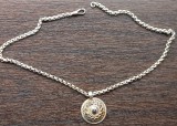 (12) LANTISOR DIN ARGINT CU PANDATIV, DAMA, VINTAGE, MARCAJ ARGINT 925, 30 GRAME